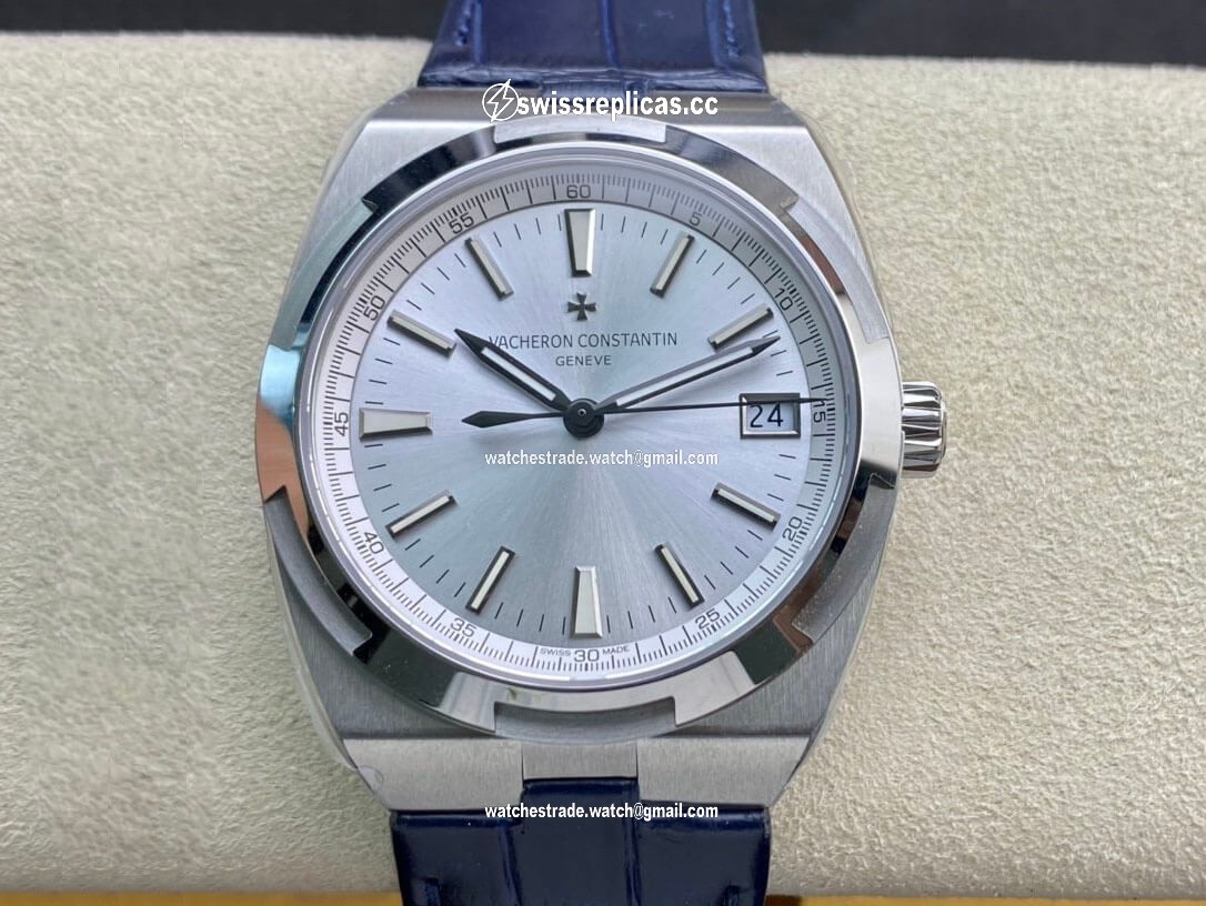 Vacheron Constantin Overseas 4500V 8F Factory Blue Leather Strap
