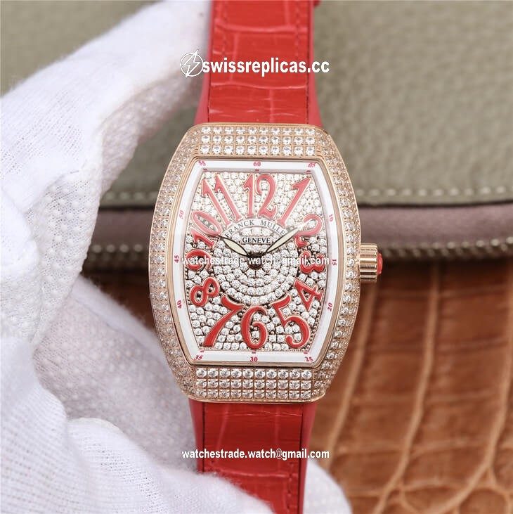 Franck Muller Vanguard Ladies ABF Factory Diamond Case