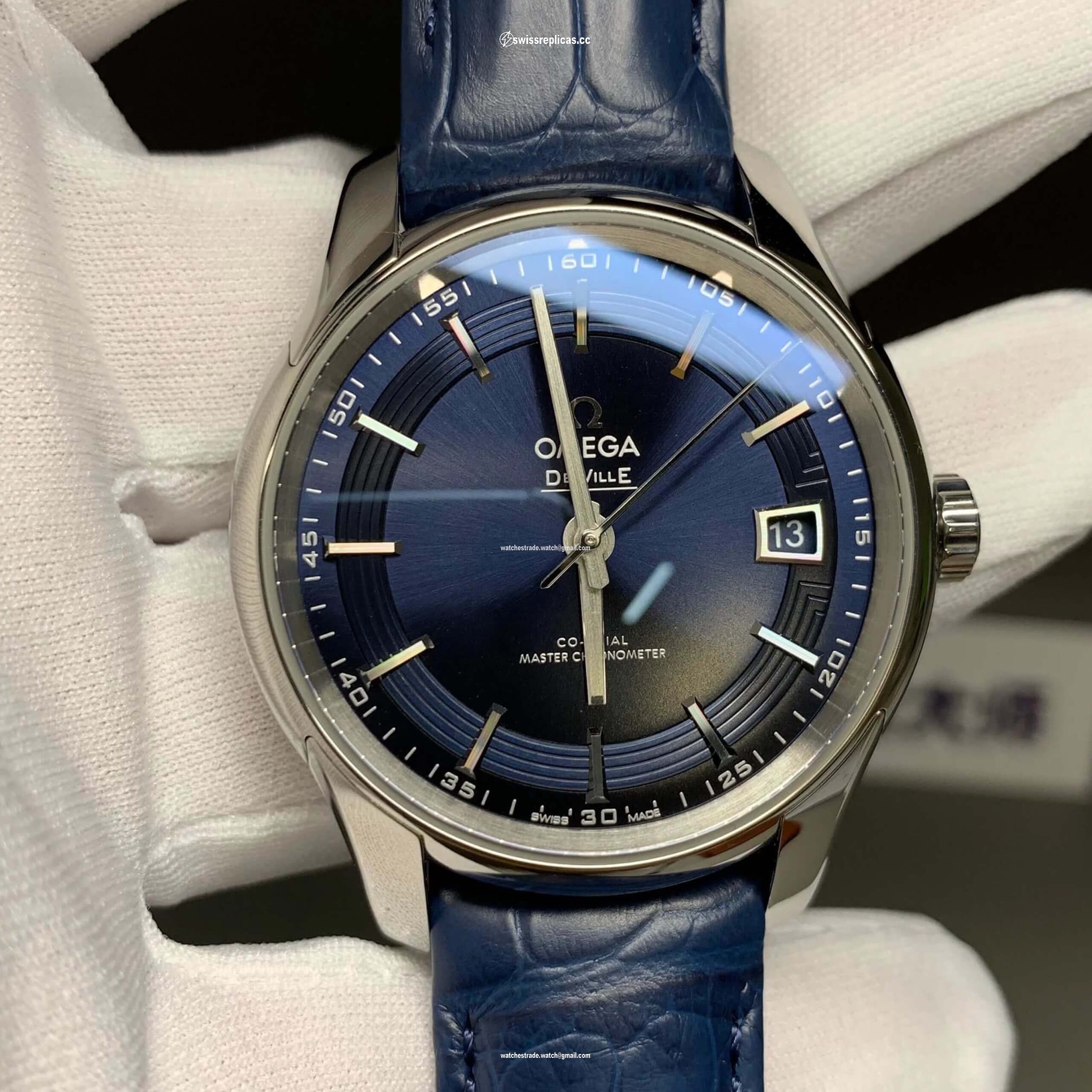 Omega De Ville 433.33.41.21.03.001 VS Factory Blue Dial