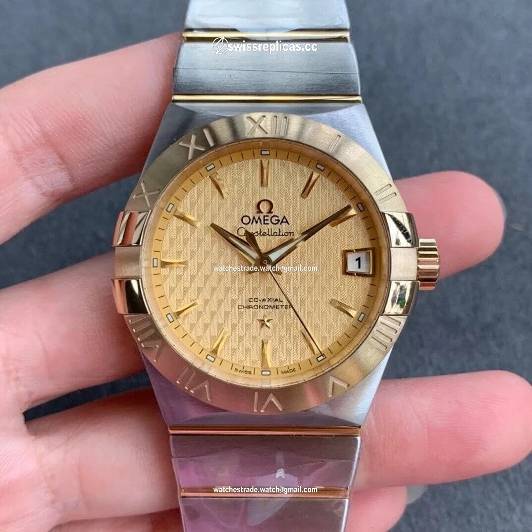 Omega Constellation 123.20.38.21.08.002 VS Factory Champagne Dial