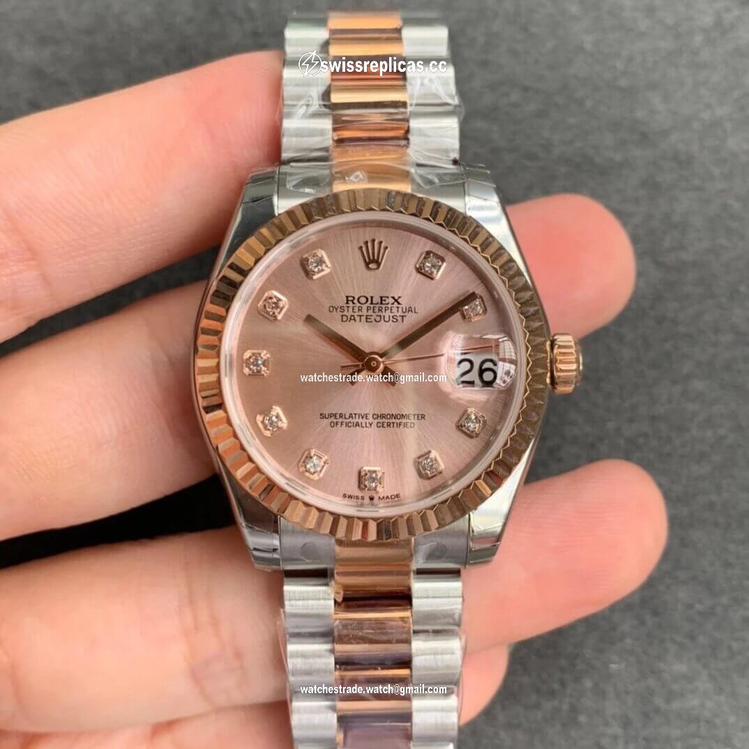 Rolex Datejust M278271-0023 GS Factory Rose Gold