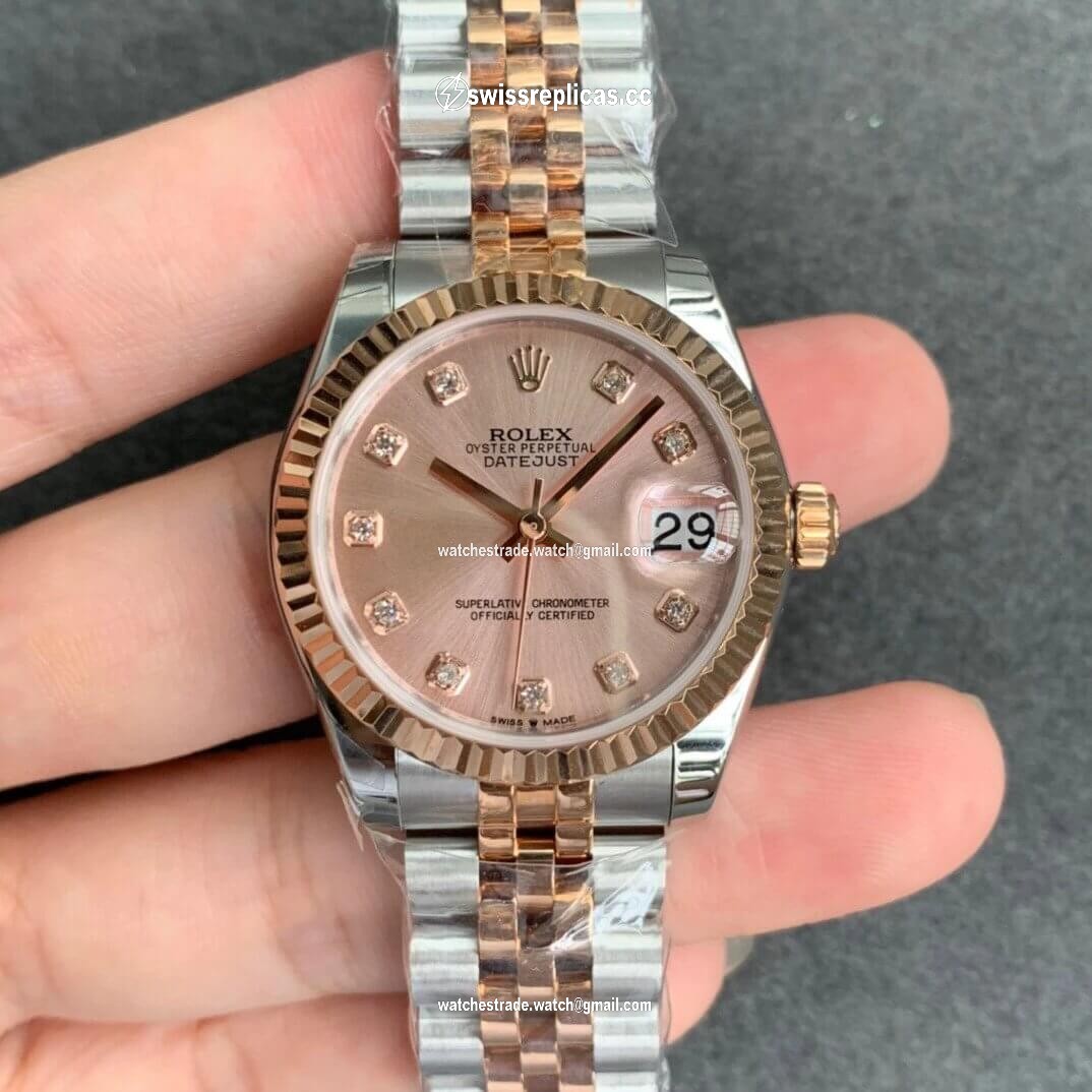 Rolex Datejust M278271-0024 GS Factory Rose Gold