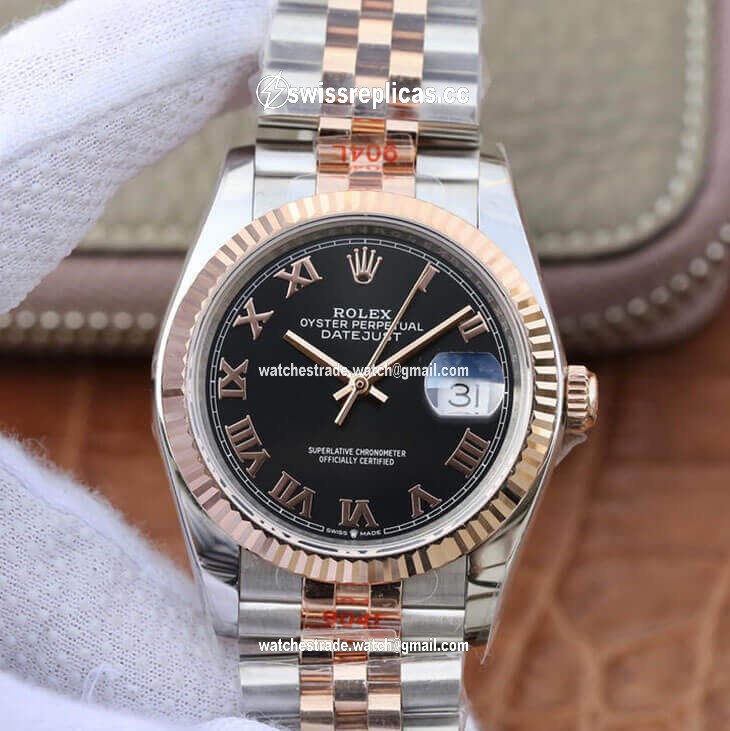 Rolex Datejust 116231 36MM GM Factory Rose Gold