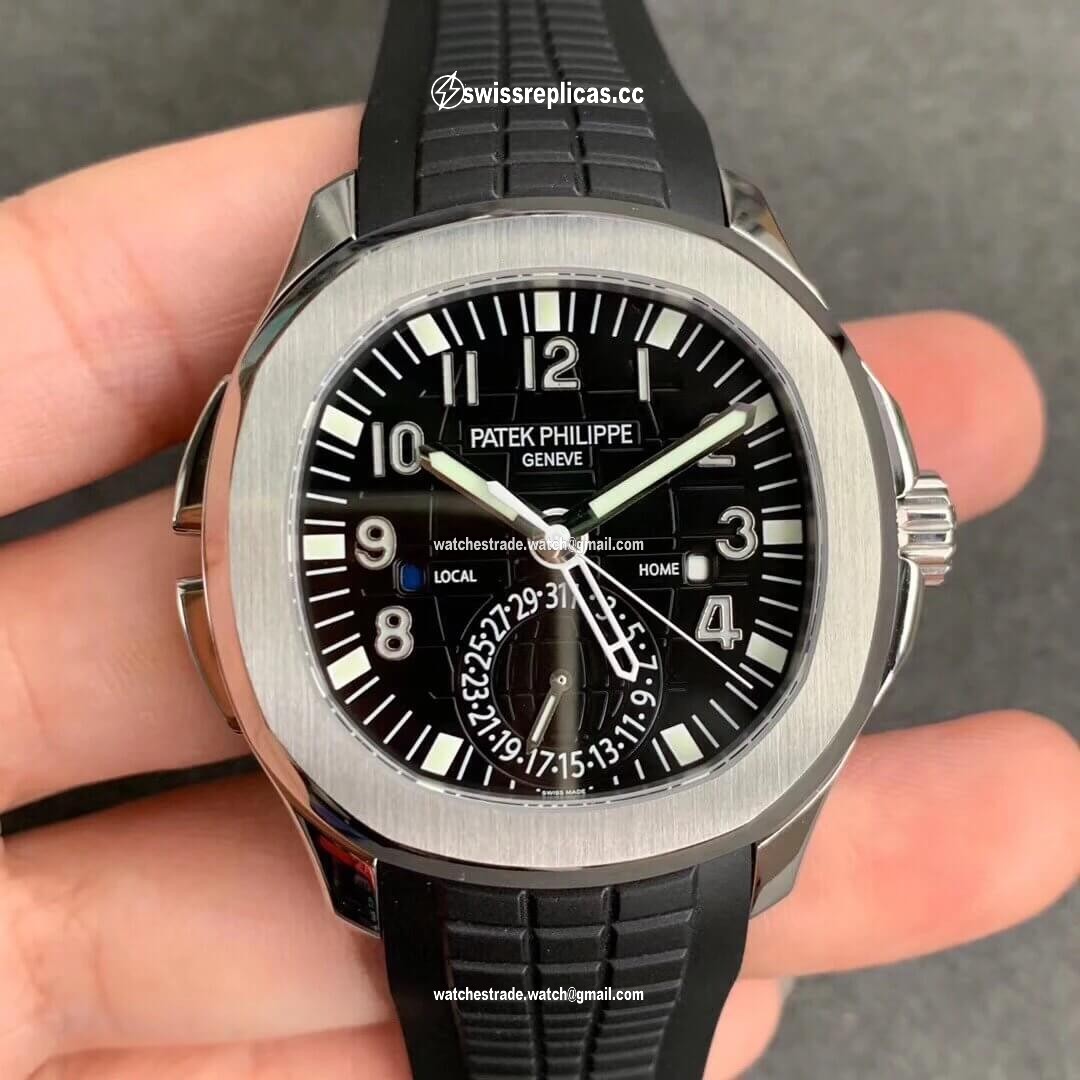 Patek Philippe Aquanaut 5164A-001 GR Factory Stainless Steel Black Dial
