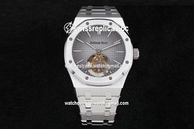Audemars Piguet Royal Oak Tourbillon Extra Thin 26510PT.OO.1220PT.01 R8 Factory Dark Grey Dial