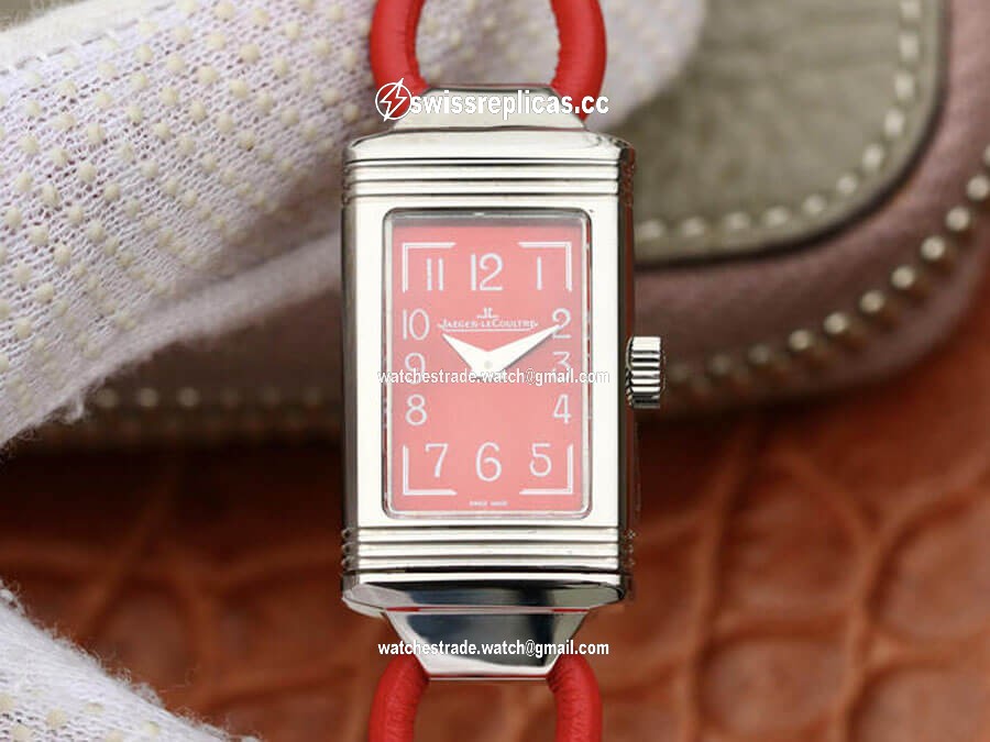 Jaeger-LeCoultre Reverso 3268560 MG Factory Stainless Steel Red Dial