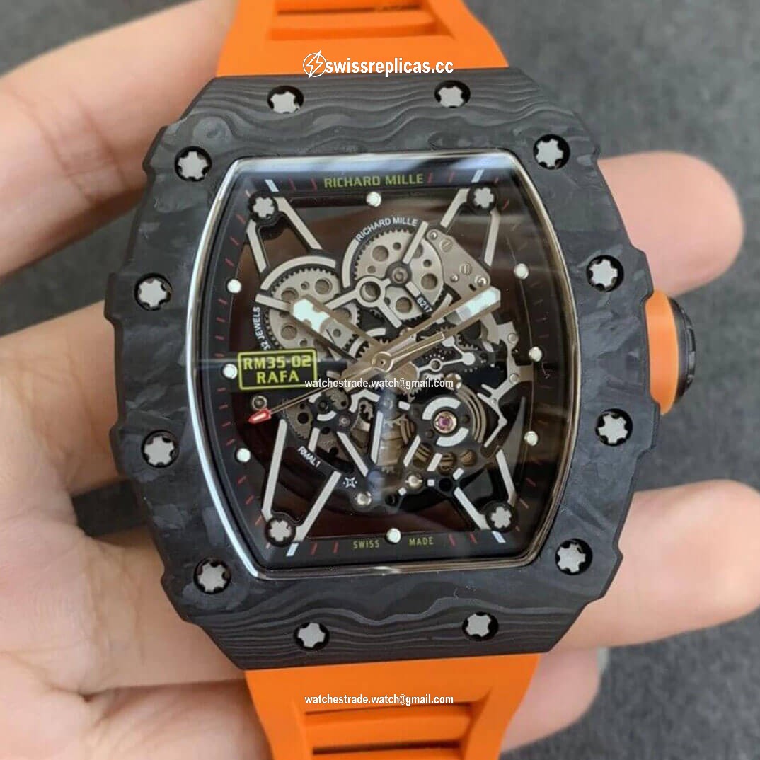 Richard Mille RM35-02 Mens RM35-02 SWISS ETA Automatic Movement 50mmx42mmx16mm KV Factory