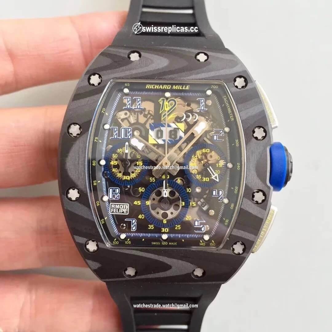 Richard Mille RM-011 KV Factory Carbon Fiber Case