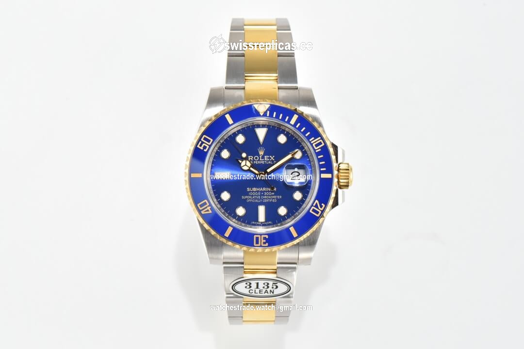Rolex Submariner 116613LB-97203 Clean Factory V4 Blue Dial