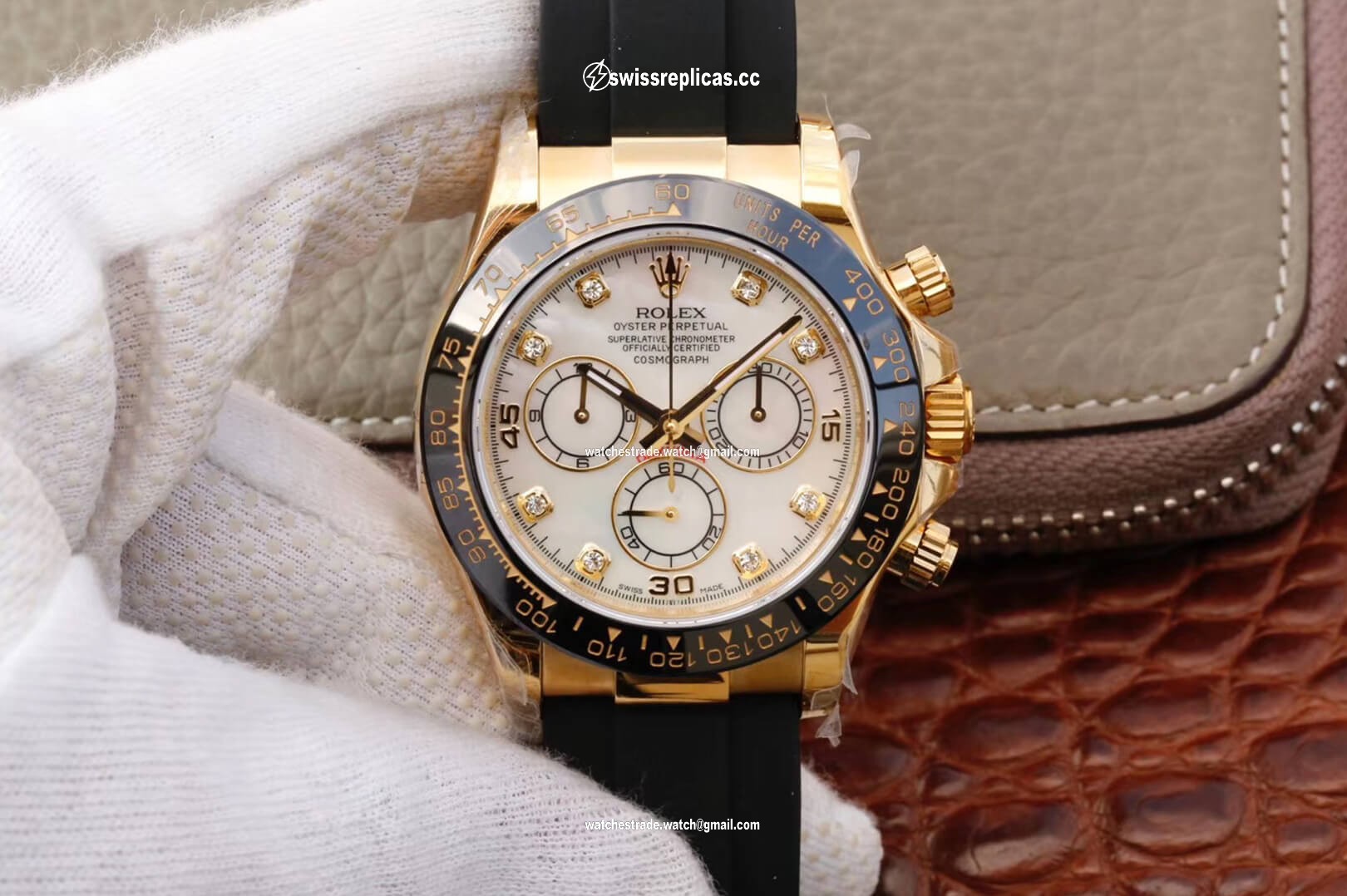Rolex Daytona Cosmograph M116518ln-0037 JH Factory V6 Diamond Dial
