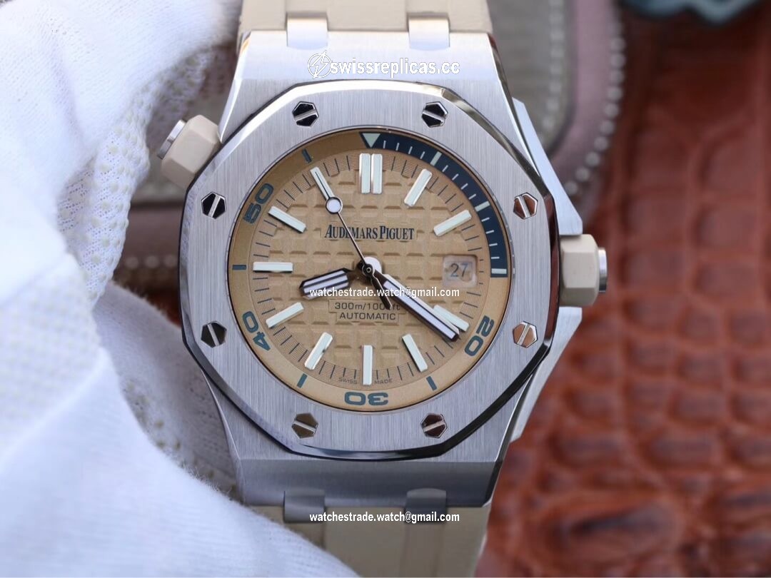 Audemars Piguet Royal Oak Offshore 15710ST.OO.A085CA.01 JF Factory Beige Dial
