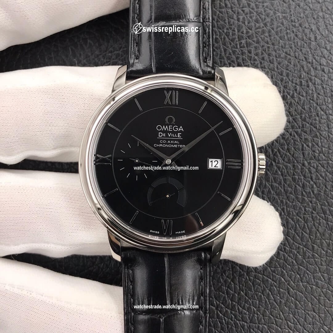 Omega De Ville 424.13.40.21.01.001 ZF Factory Black Dial