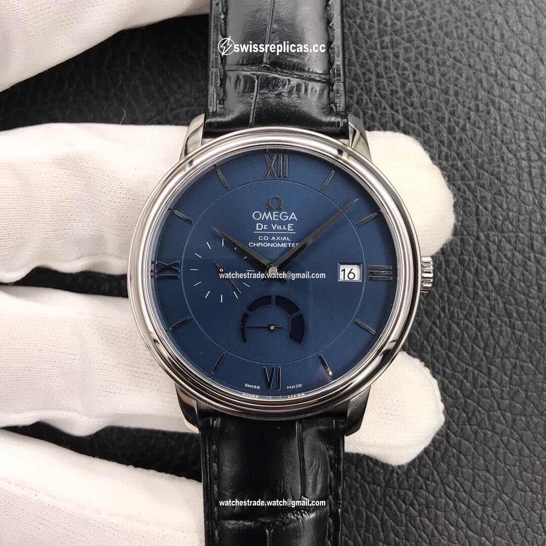 Omega De Ville 424.13.40.21.03.001 ZF Factory Blue Dial