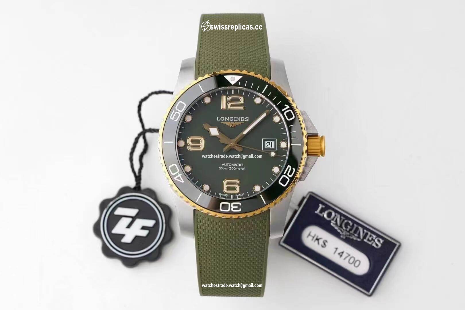 Longines Concas L3.781.3.06.9 ZF Factory Green Dial