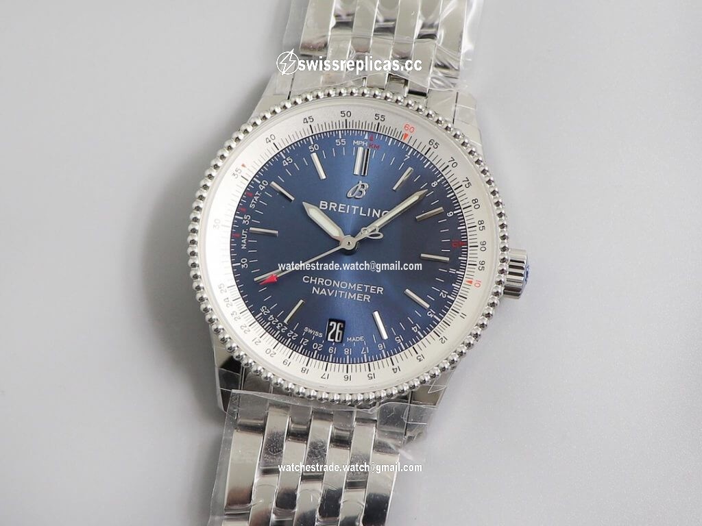 Breitling Navitimer Automatic 38 A17325211C1A1 KOR Factory Blue Dial
