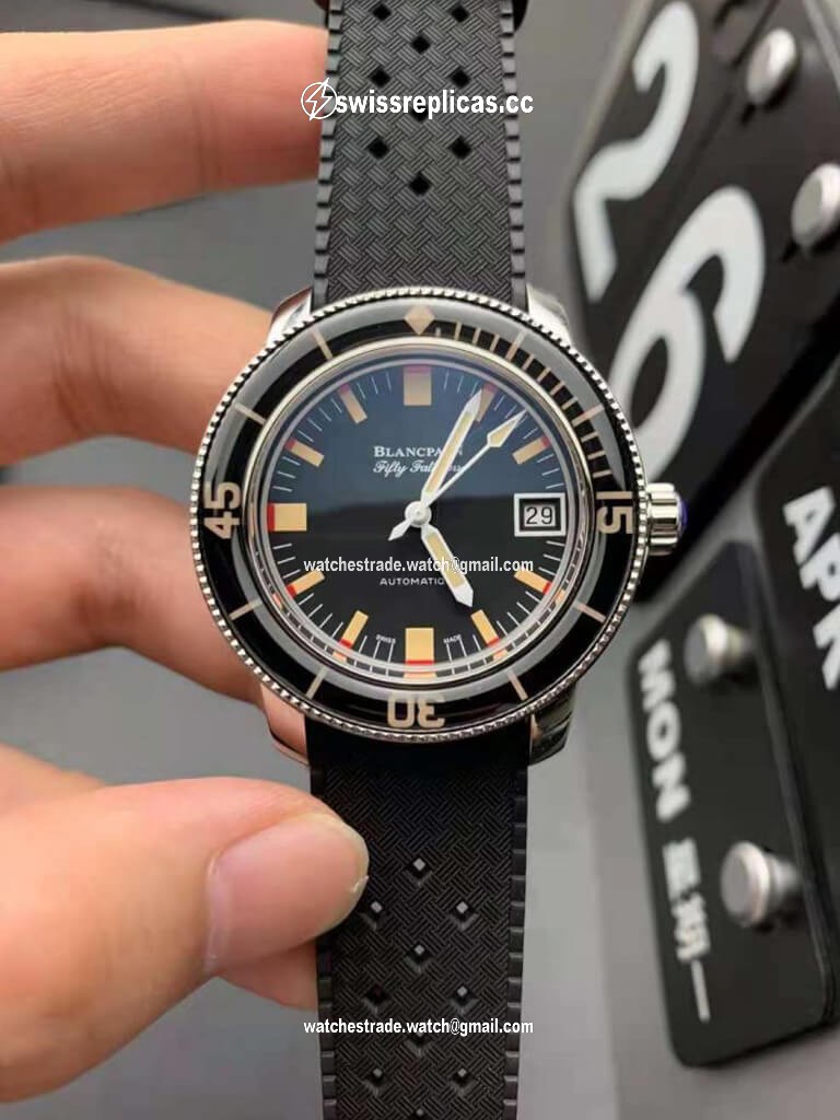Blancpain Fifty Fathoms Barakuda 5008B 1130 B52A ZF Factory Black Dial