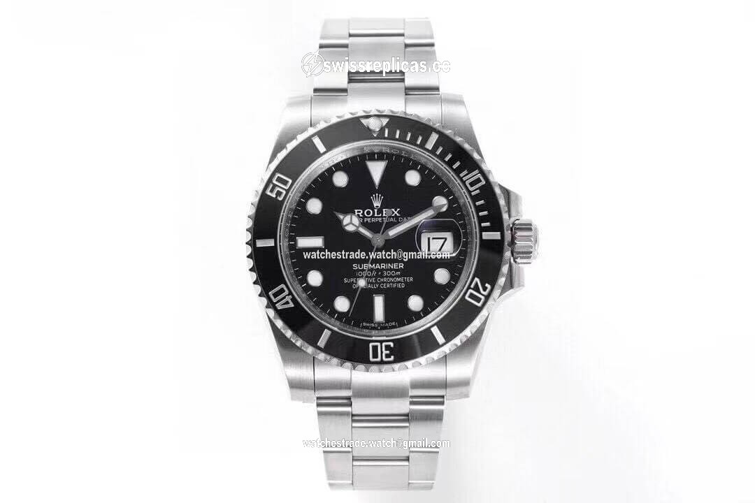 Rolex Submariner 116610LN-97200 ZF Factory Black Dial Stainless Steel Strap
