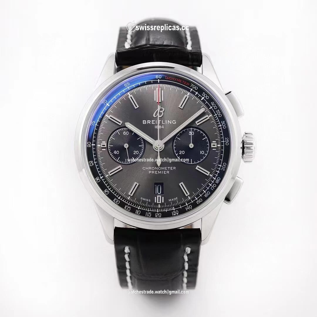 Breitling Premier B01 Chronograph AB0118221B1P1 GF Factory V2 Grey Dial