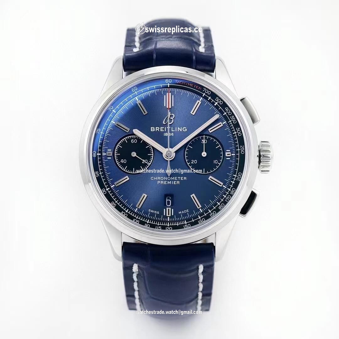 Breitling Premier B01 Chronograph AB0118221C1A1 GF Factory V2 Blue Dial