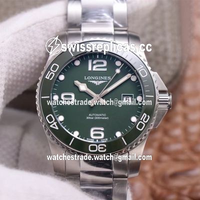 Longines Hydroconquest L3.781.4.06.6 ZF Factory Green Dial