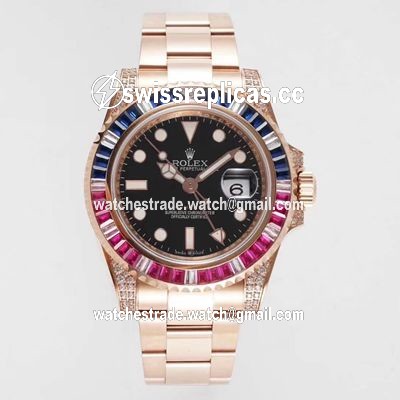 Rolex GMT Master II 116759 SAru ROF Factory Rose Gold