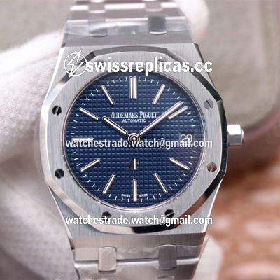 Audemars Piguet Royal Oak Jumbo Extra-Thin 15202ST.OO.1240ST.01 ZF Factory Blue Dial