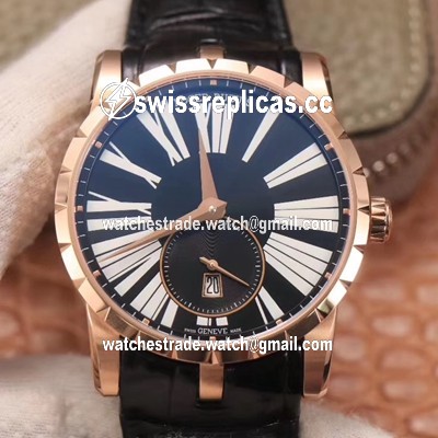 Roger Dubuis Excalibur DBEX0537 PF Factory Black Dial