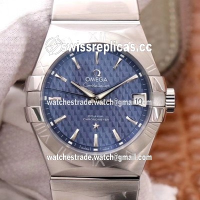 Omega Constellation Co-Axial 38MM 123.10.38.21.03.001 VS Factory Blue Dial