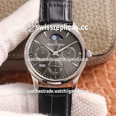 Jaeger-LeCoultre Master Ultra Thin Moon Perpetual Calendar 130354J V9 Factory Gray Dial