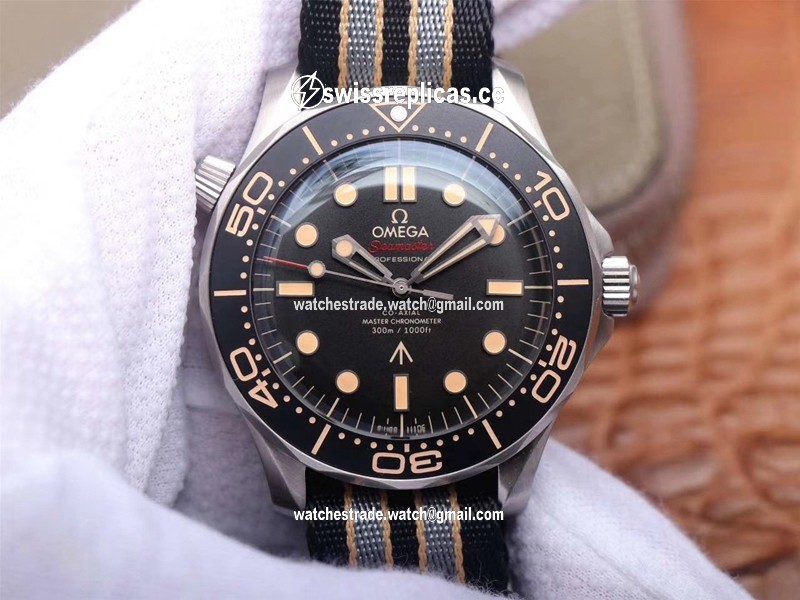 Omega Seamaster 210.92.42.20.01.001 James Bond 007 VS Factory Black Dial
