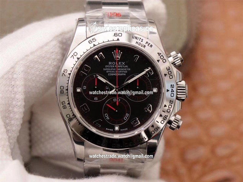 Rolex Daytona Cosmograph 116509-78599 Noob Factory Black Dial