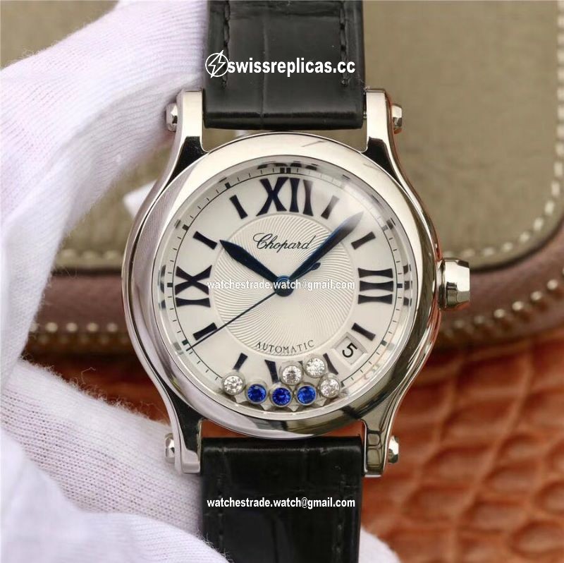 Chopard Happy Sport 36MM Automatic Stainless Steel Diamonds YF Factory 278559-3001