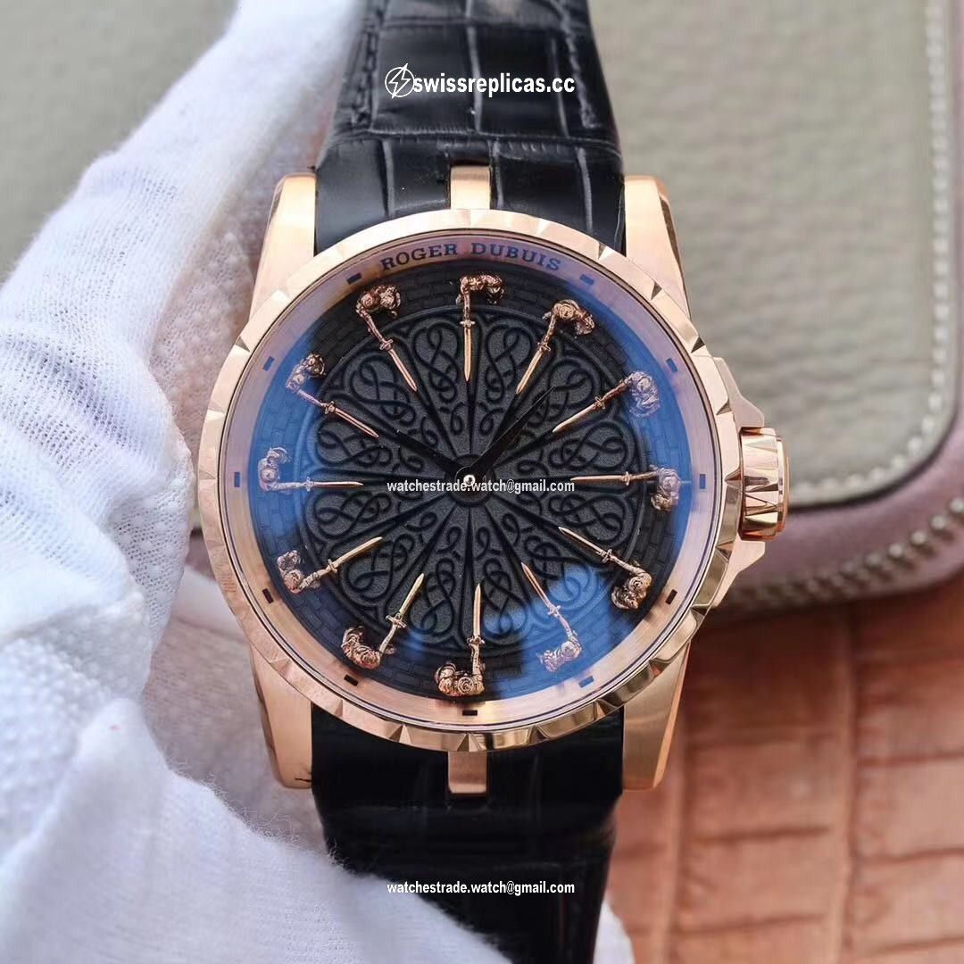 ZF Factory Roger Dubuis Excalibur Knights Of The Round Table II RDDBEX0511 Rose Gold