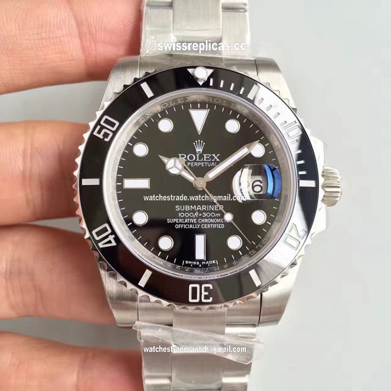 Rolex Submariner 114060 300M Noob Factory V9 Version Black Dial