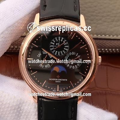 Vacheron Constantin Patrimony Perpetual Calendar 43175/000R-B343 Black Dial
