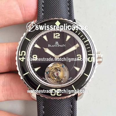 Blancpain Fifty Fathoms Tourbillon JB Factory Black Dial