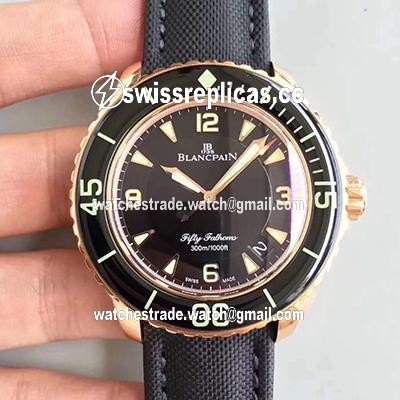 Blancpain Fifty Fathoms 5015-3630-52 ZF Factory Black Dial