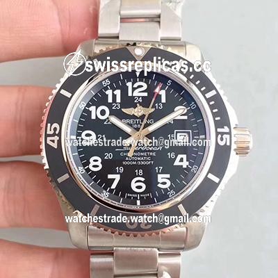 Breitling Superocean II 44MM A17392D7/BD68/162A GF Factory Deep Blue Dial