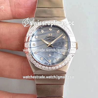 Omega Constellation Ladies 123.15.24.60.55.006 Blue Dial