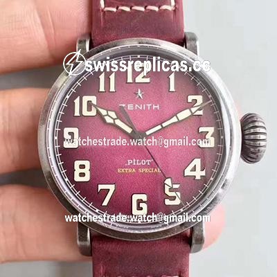 Zenith Pilot Type 20 Extra Special Ton Up 45MM 11.2430.679.21.C801 XF Factory Purple Dial