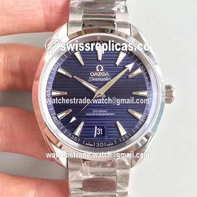 Omega Seamaster Aqua Terra 150M Co-Axial Master 220.10.41.21.03.001 VS Factory Deep Blue Dial