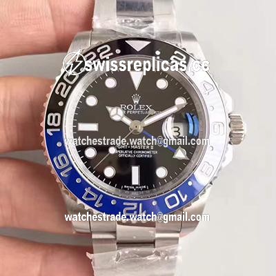 Rolex GMT Master II 116710BLNR Noob Factory V8 Black Dial