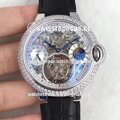 Ballon Bleu De Cartier Tourbillon Silver Dial