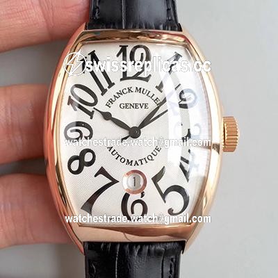 Franck Muller Casablanca Date 8880 C DT GF Factory V2 Silver Dial
