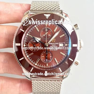 Breitling Superocean Heritage II Chronograph 46 A1331233/Q616/152A GF Factory Chocolate Dial