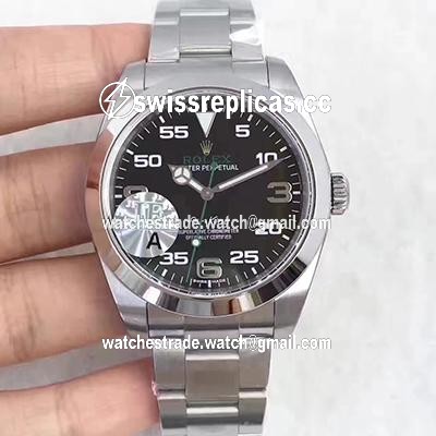 Rolex Air-King 116900 JF Factory Black Dial