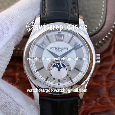 Patek Philippe Annual Calendar 5205G-001 Rhodium Dial