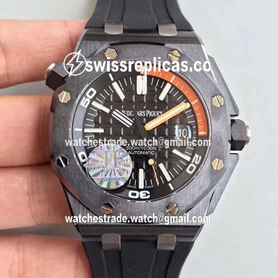 Audemars Piguet Royal Oak Offshore Diver 15707CE.OO.A002CA.01 JF Factory V5 Black Dial