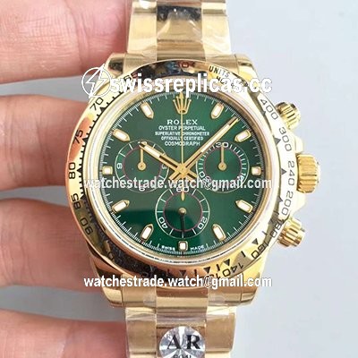 Rolex Daytona Cosmograph 116508 AR Factory Green Dial