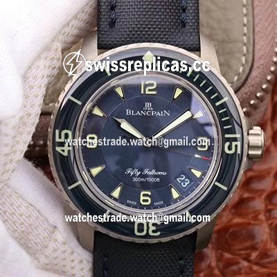 Blancpain Fifty Fathoms 5015-12B40-O52 ZF Factory Blue Dial